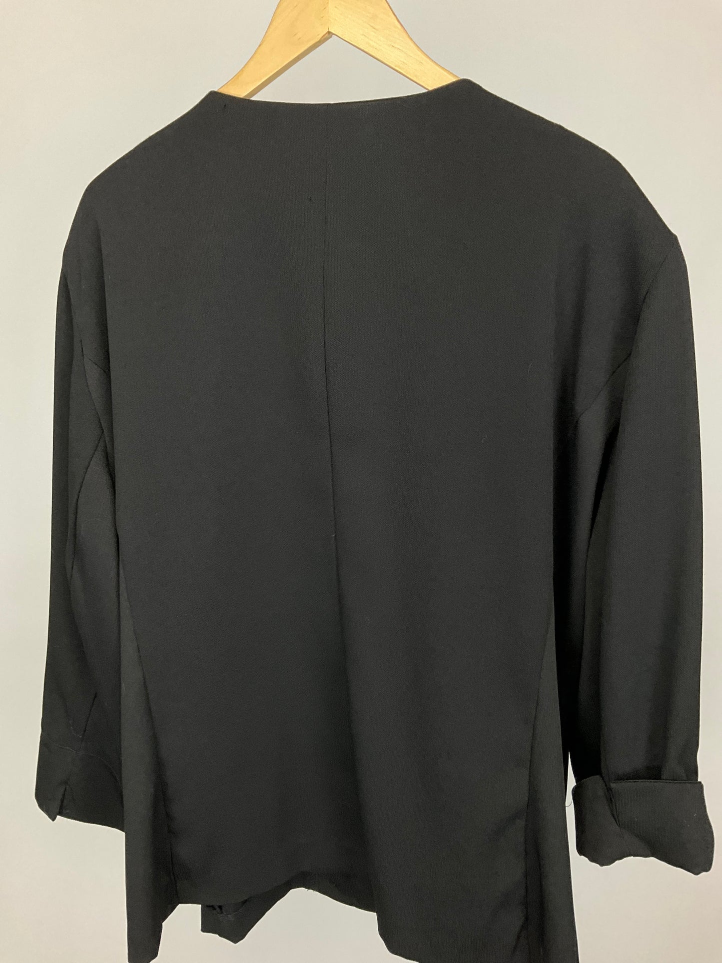 T Milan Stretch Woman Black Blazer sz 24W