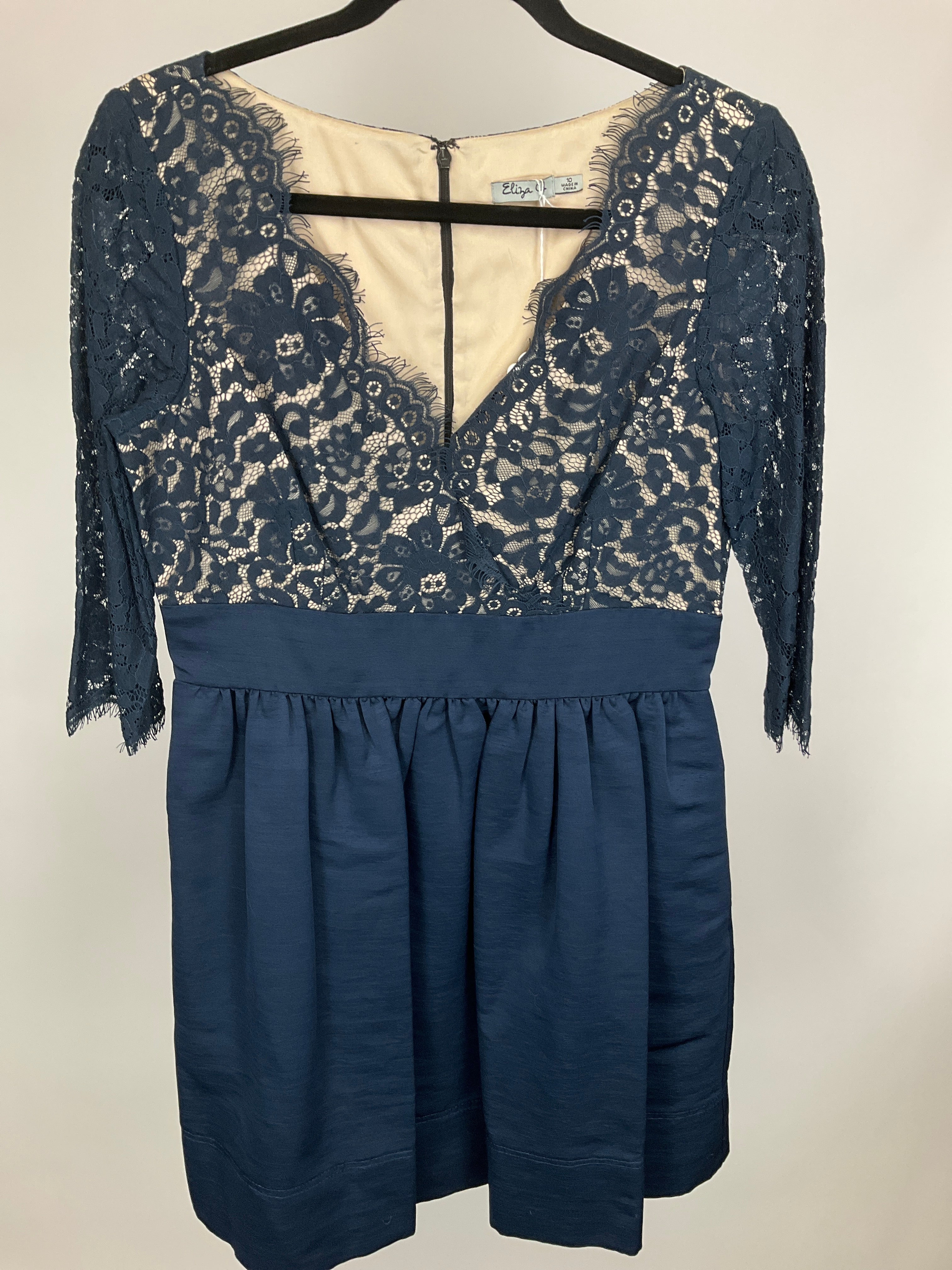 ELIZA J NAVY LACE DRESS SZ 10 Best in Show Clothes ELIZA J NAVY LACE DRESS SZ 10 Best in Show Clothes