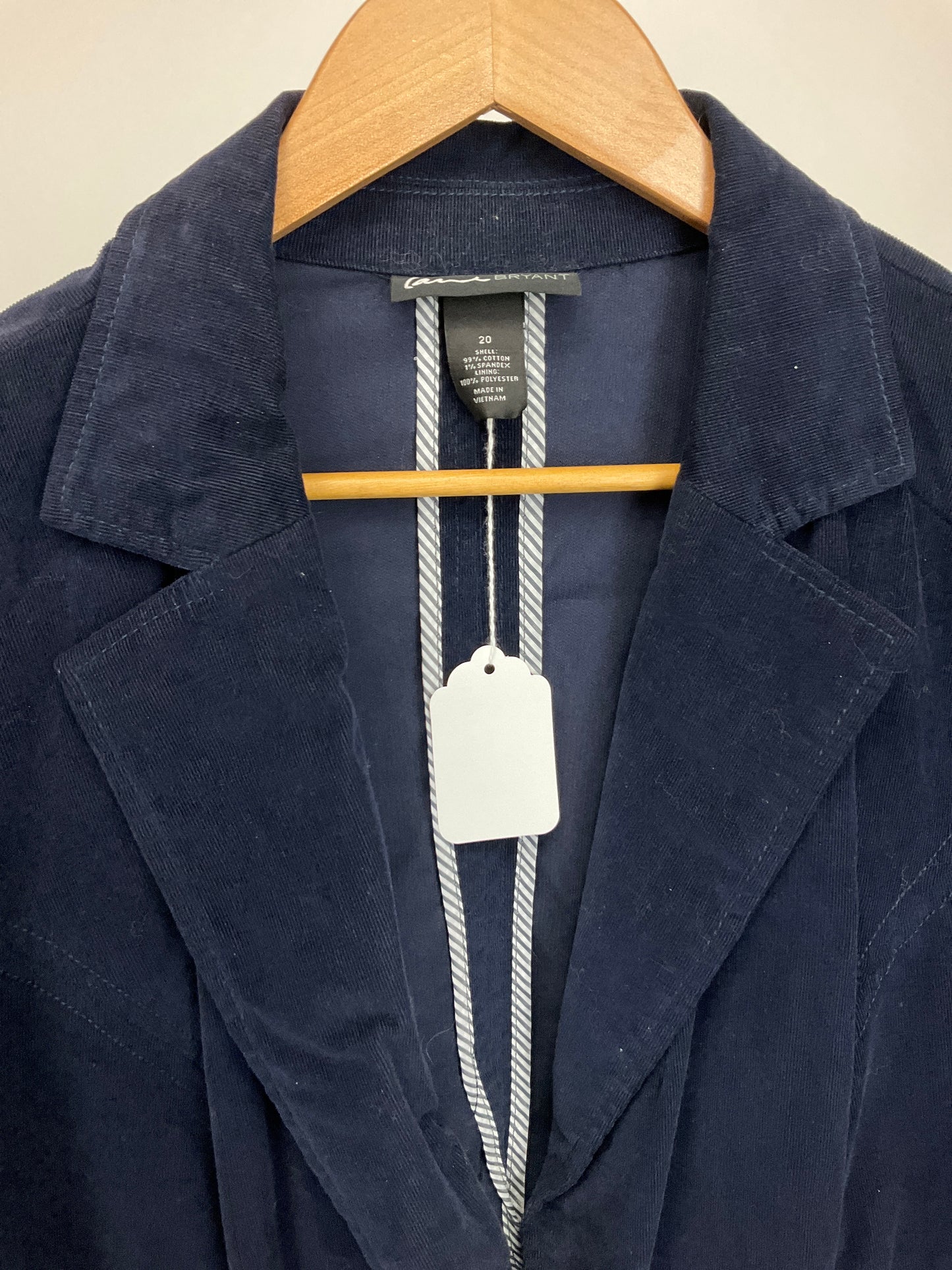 LANE BRYANT BLUE BLAZER SZ 20