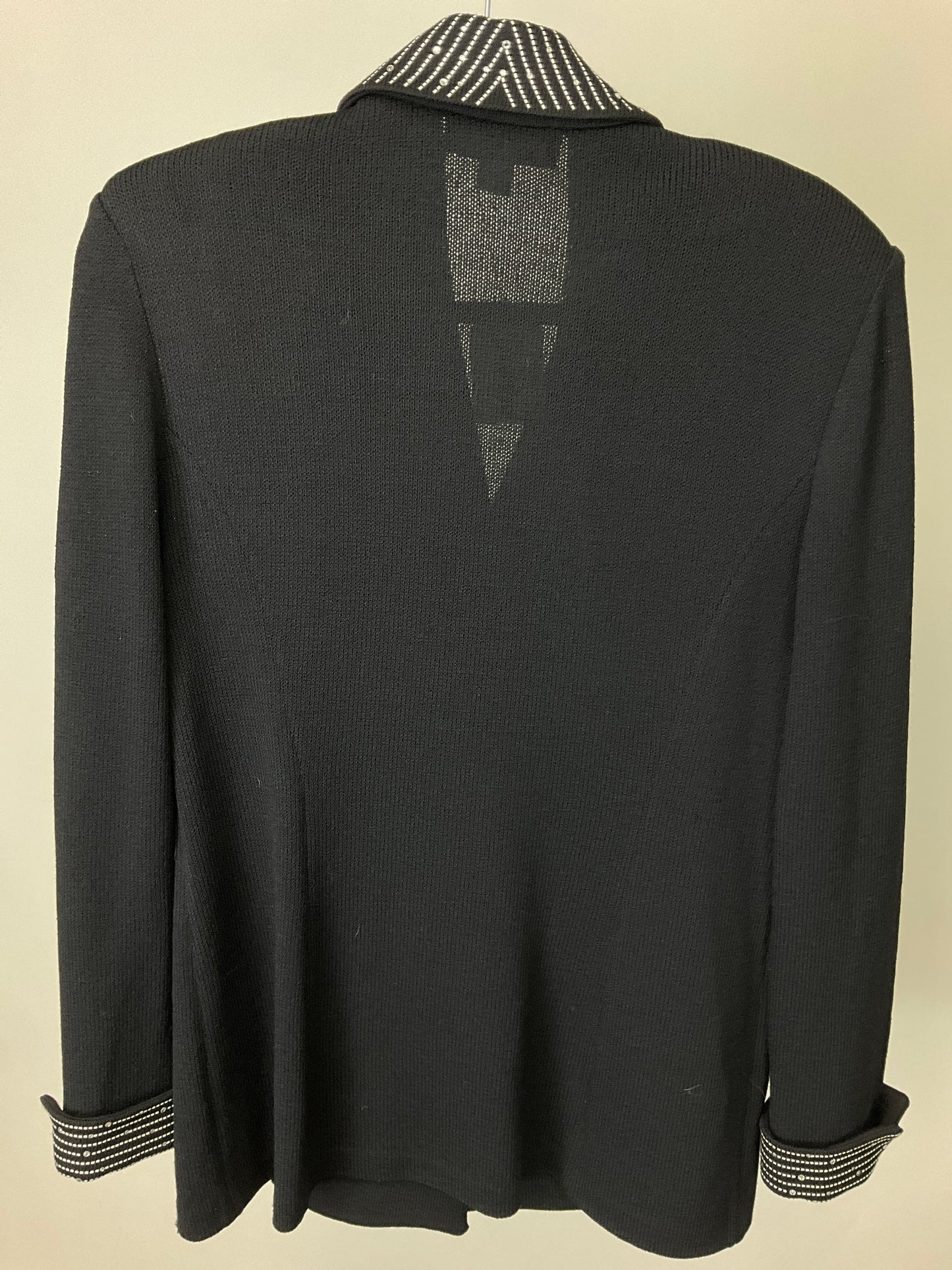ST JOHN EVENING BLACK BLAZER SZ 10