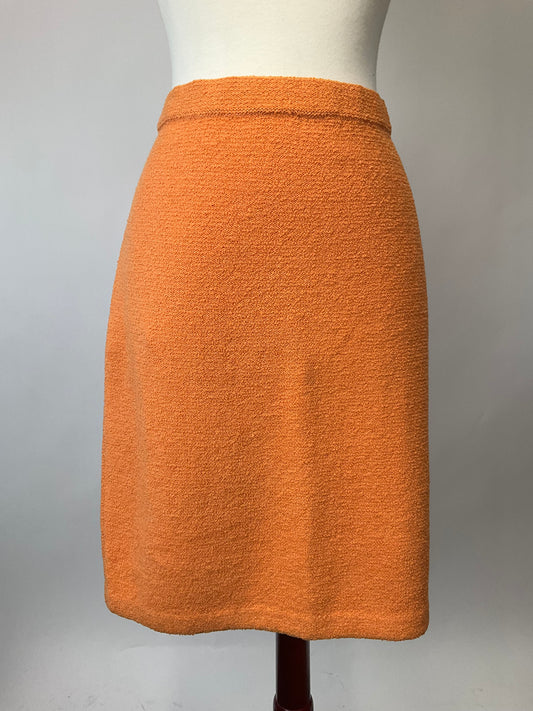 ST JOHN COLLECTION ORANGE SKIRT SUIT SZ 8-12.