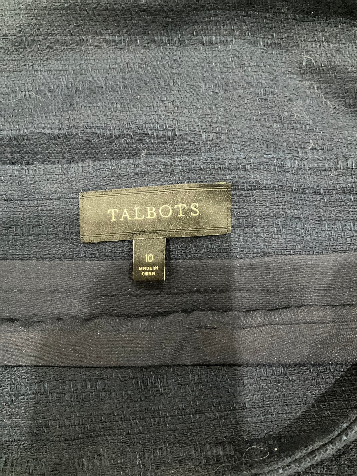 TALBOTS BLUE SKIRT SZ 10
