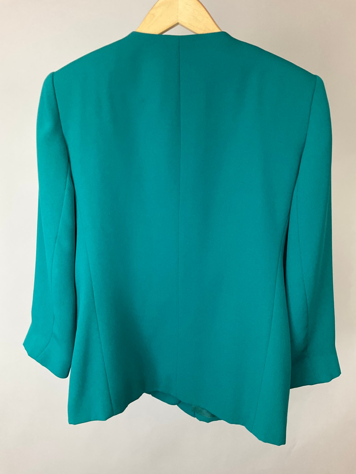 DONNA TORAN GREEN SKIRT SUIT SZ 8P