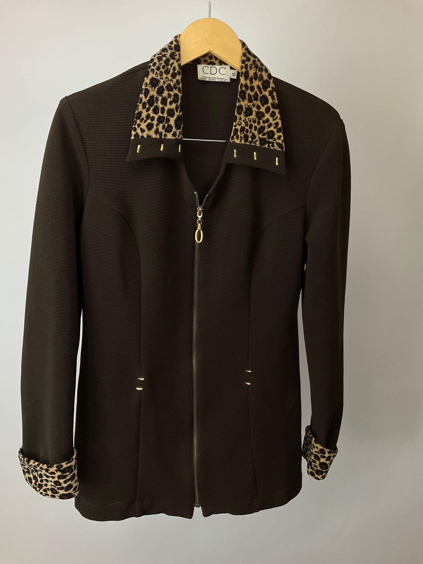 CDC BROWN BLAZER SZ 8