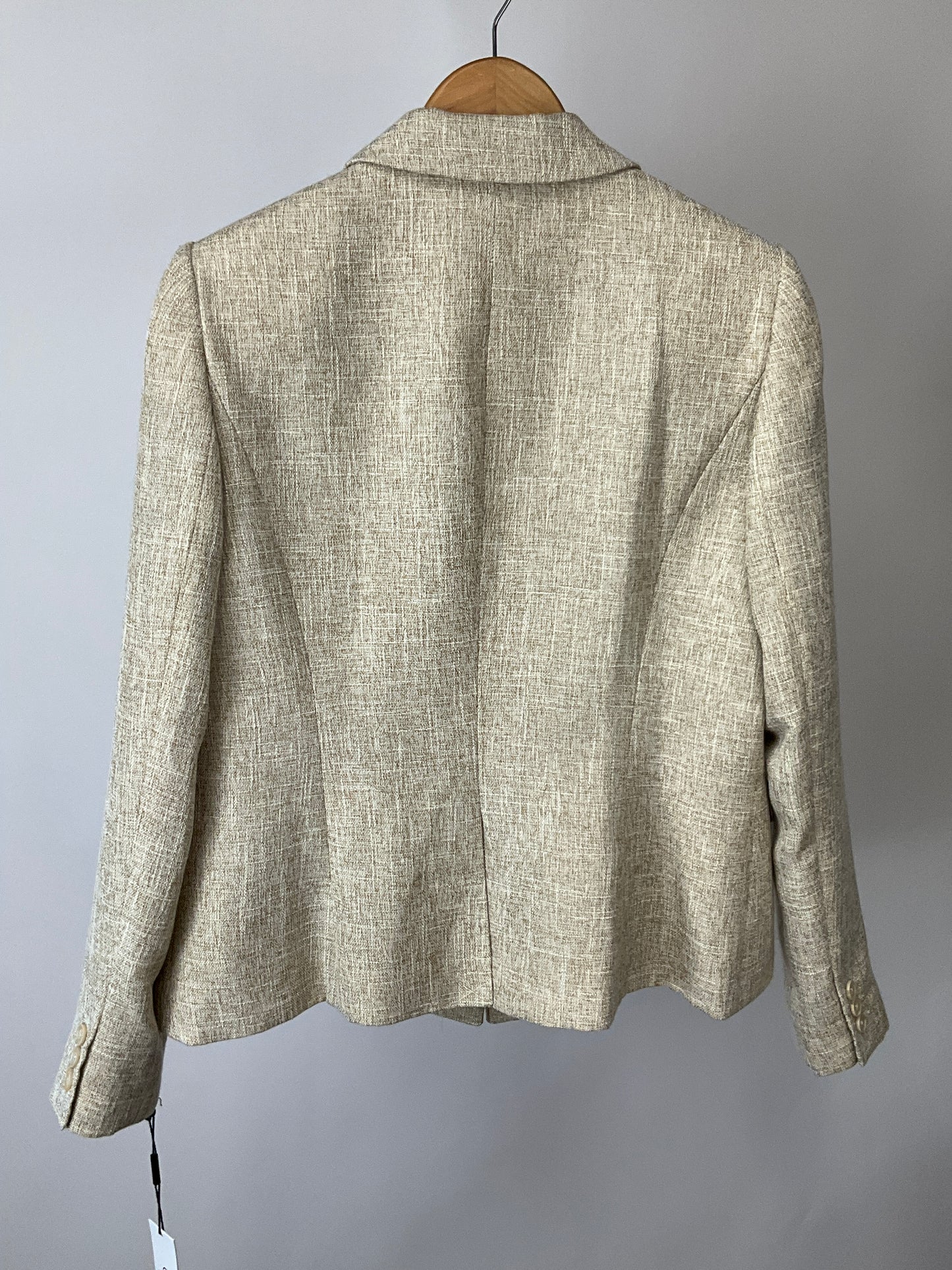 NWT CALVIN KLEIN TAN BLAZER SZ 10