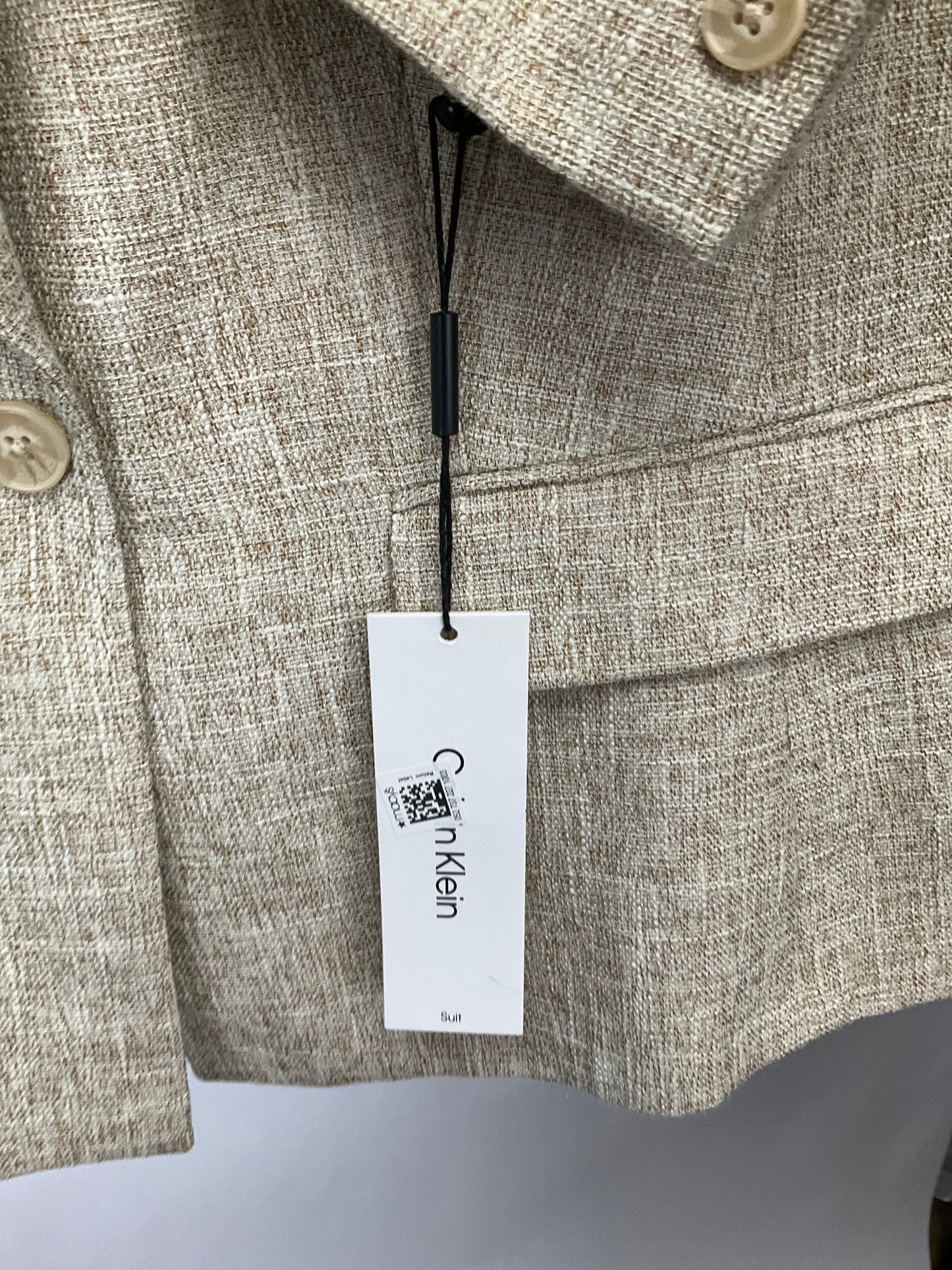 NWT CALVIN KLEIN TAN BLAZER SZ 10
