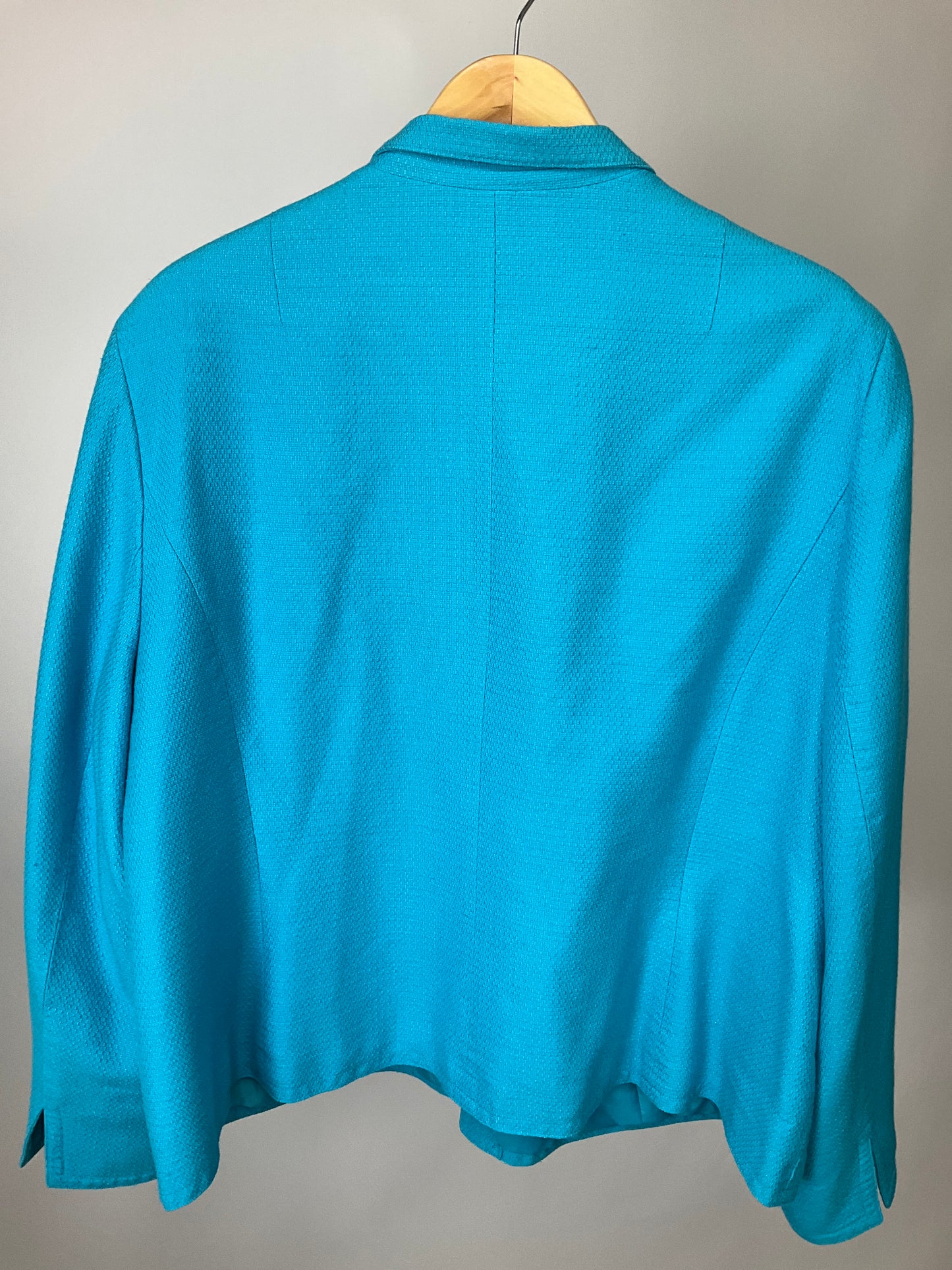 EVAN-PICONE TURQUOISE BLAZER SZ 22W