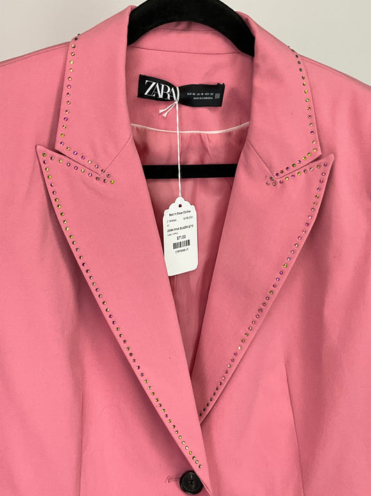 ZARA PINK BLAZER SZ 10