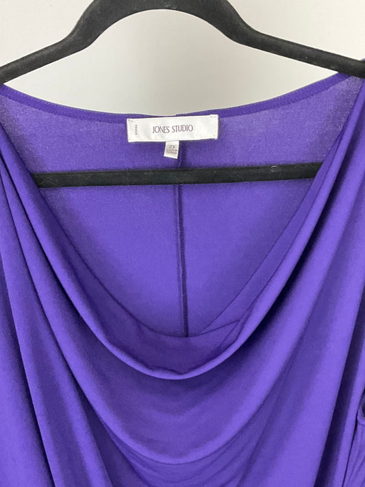 JONES STUDIO PURPLE DRESS SZ 2X