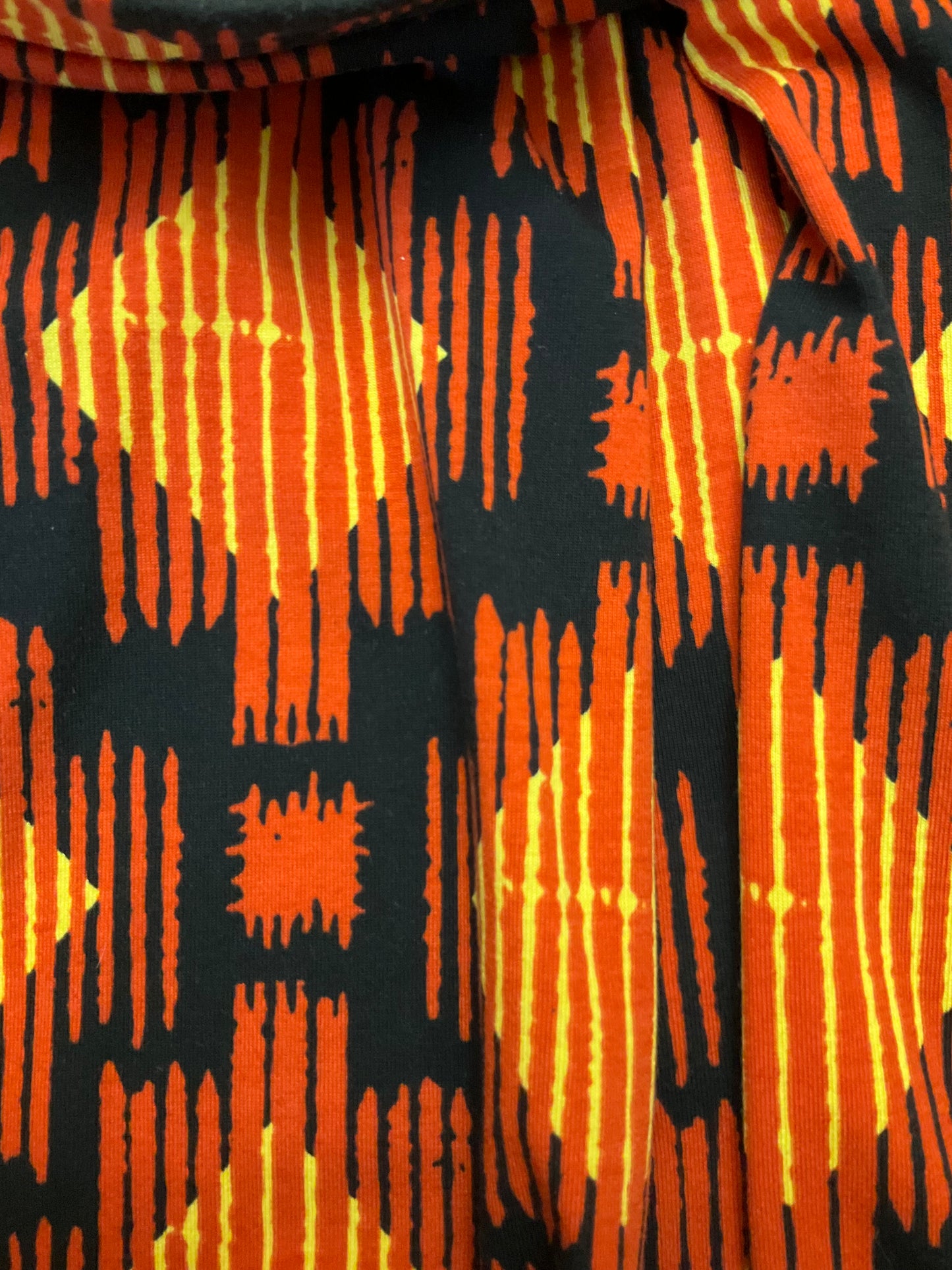 LULAROE ORANGE SKIRT SZ XL