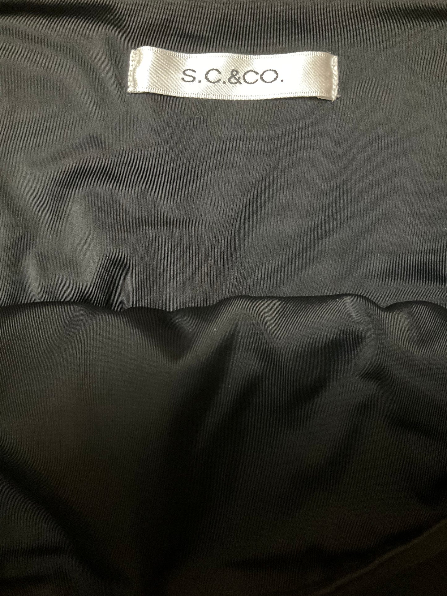 S.C & CO. BLACK SKIRT SZ XL