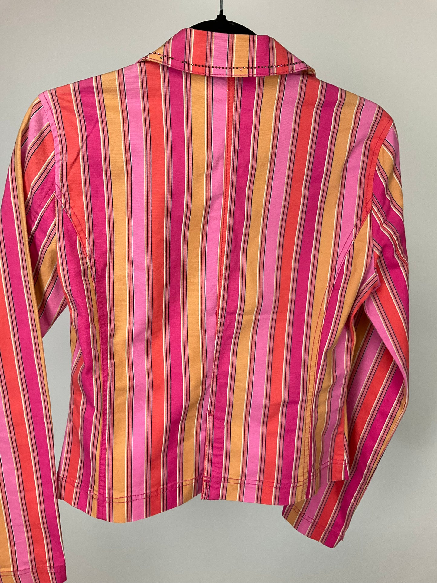 DKNY JEANS PINK/ORANGE JACKET SZ S