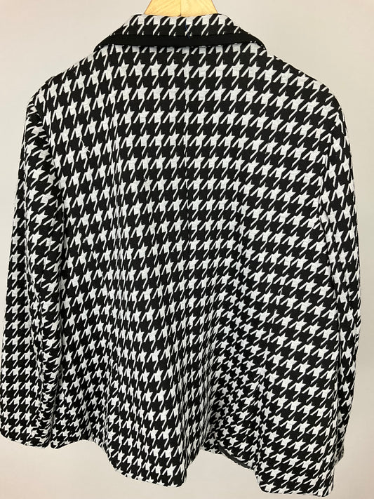 ELEMENTZ BLACK/WHITE BLAZER SZ 2X