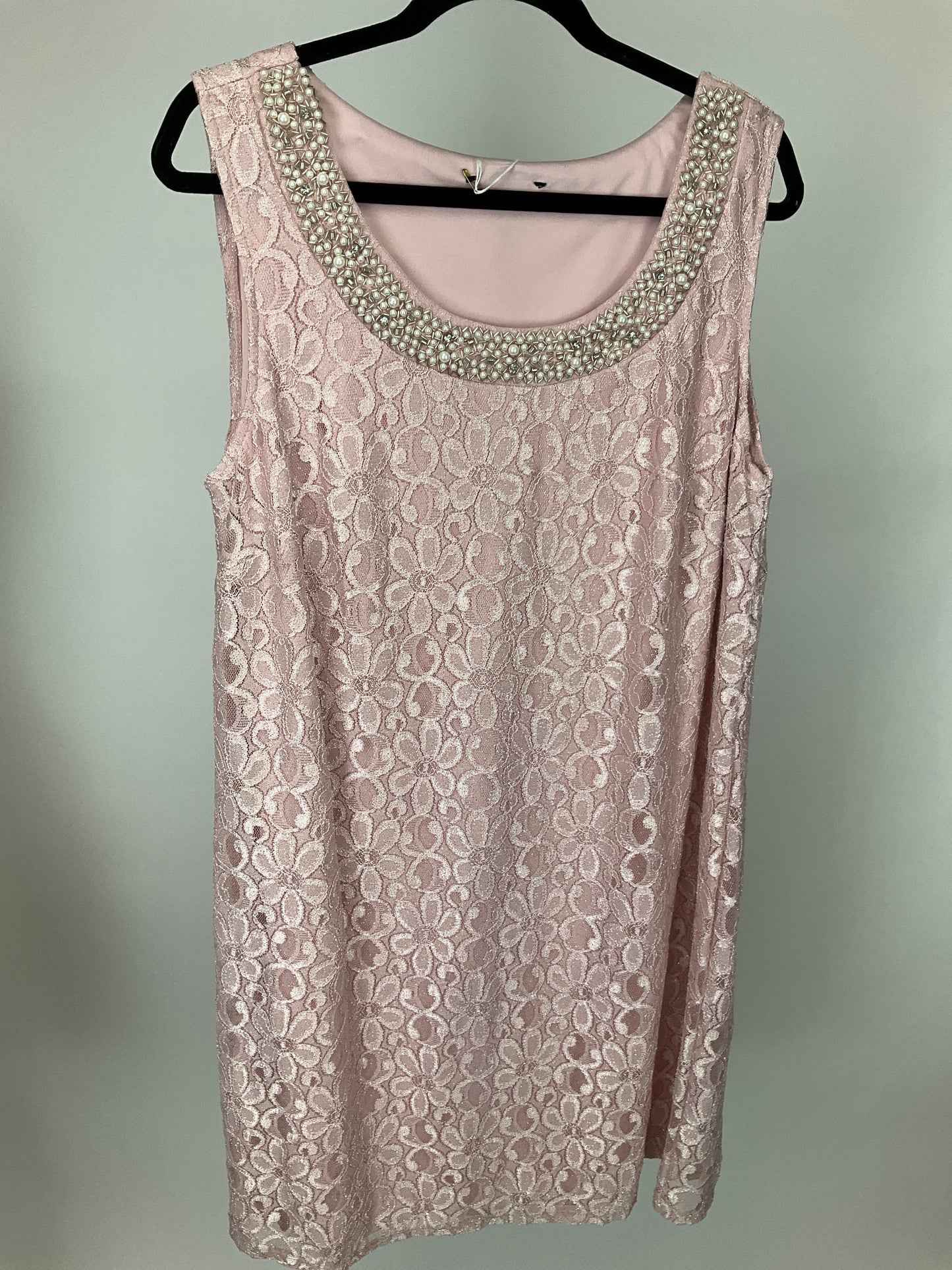 No brand pink evening gown