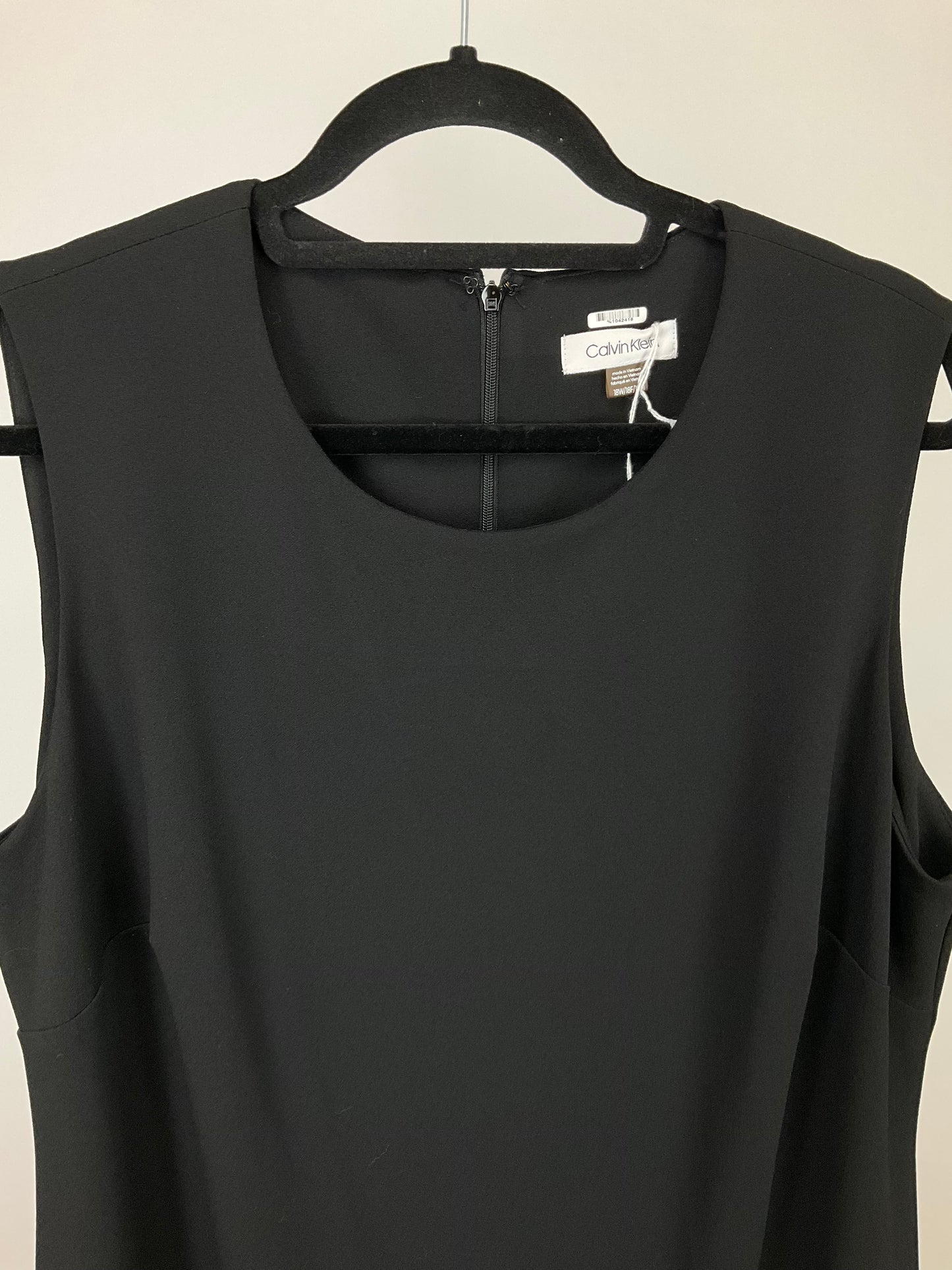 CALVIN KLEIN BLACK DRESS SZ 18