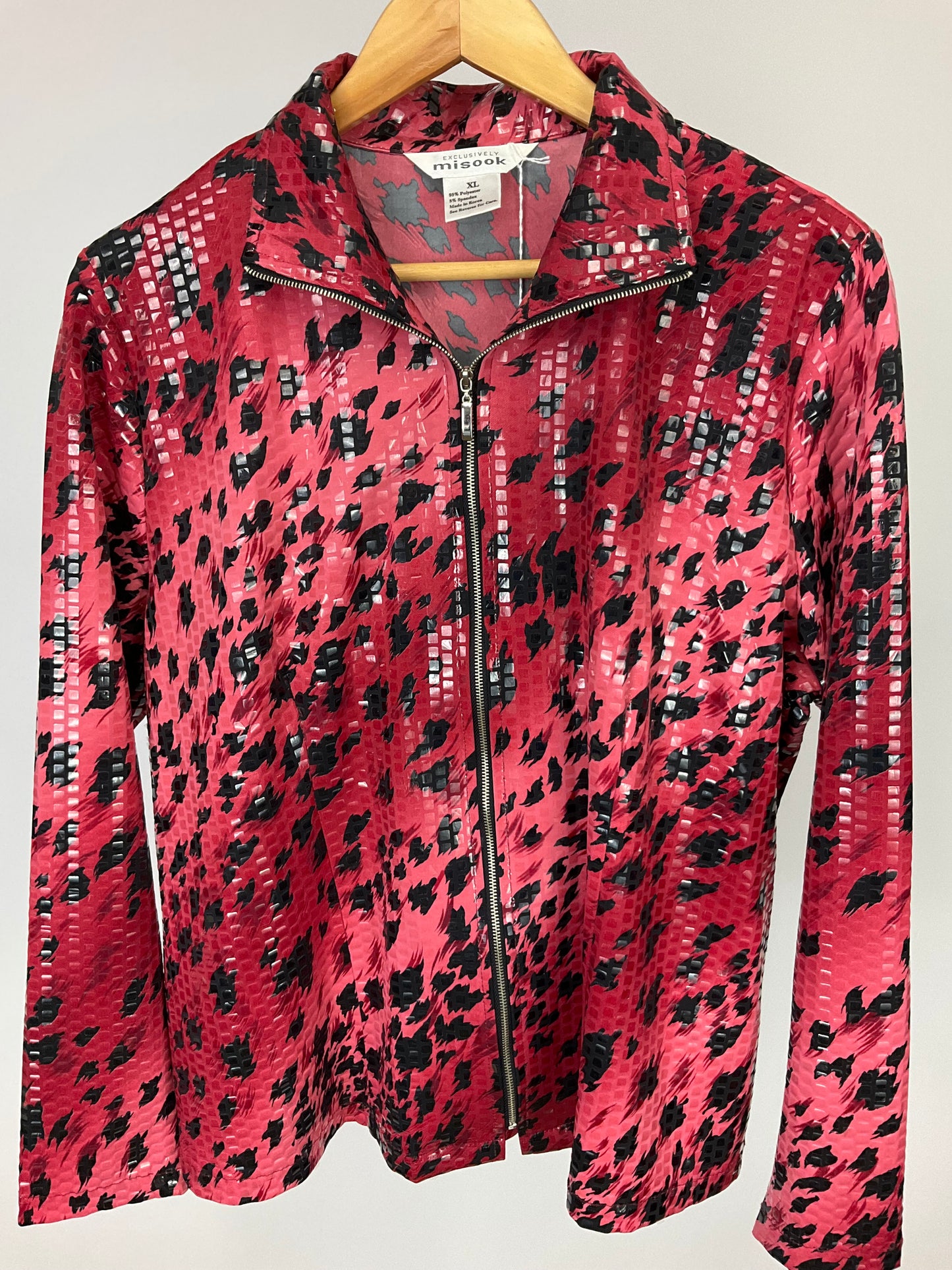 MISOOK PINK BLACK JACKET SZ XL