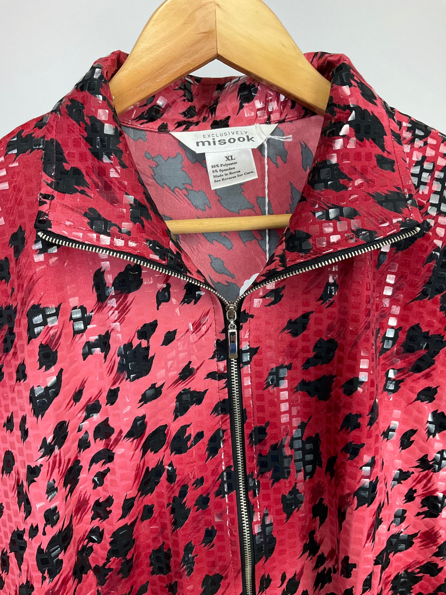 MISOOK PINK BLACK JACKET SZ XL