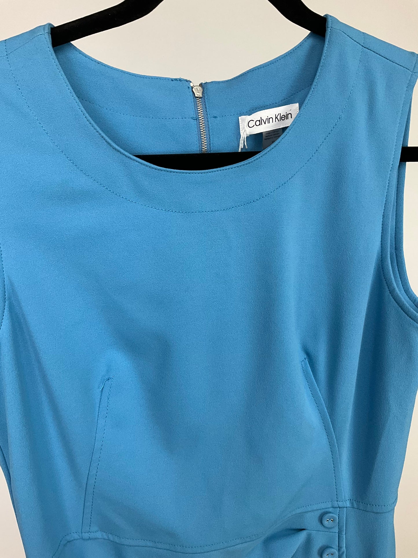 CALVIN KLEIN BLUE DRESS SZ 10