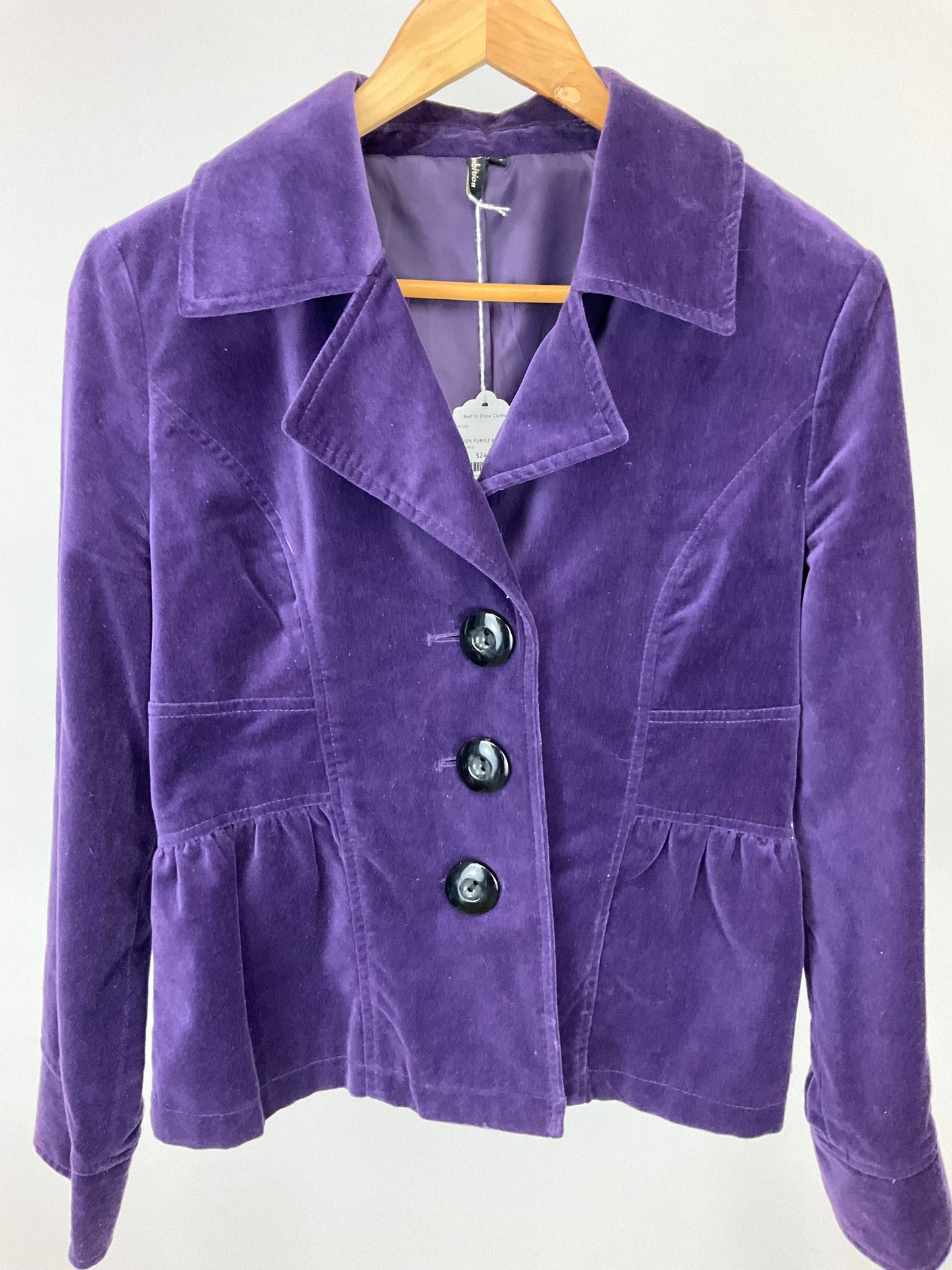 AMBITION PURPLE BLAZER SZ M