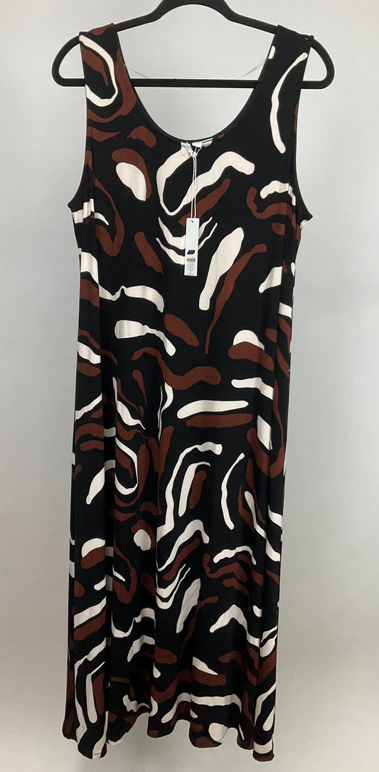CHICO'S BLACK/BROWN DRESS SZ 16/18