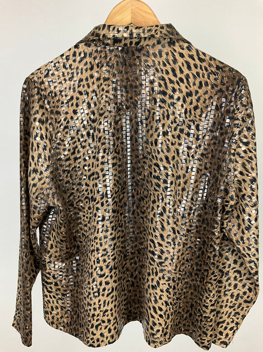 MISOOK TAN BLACK JACKET SZ XL