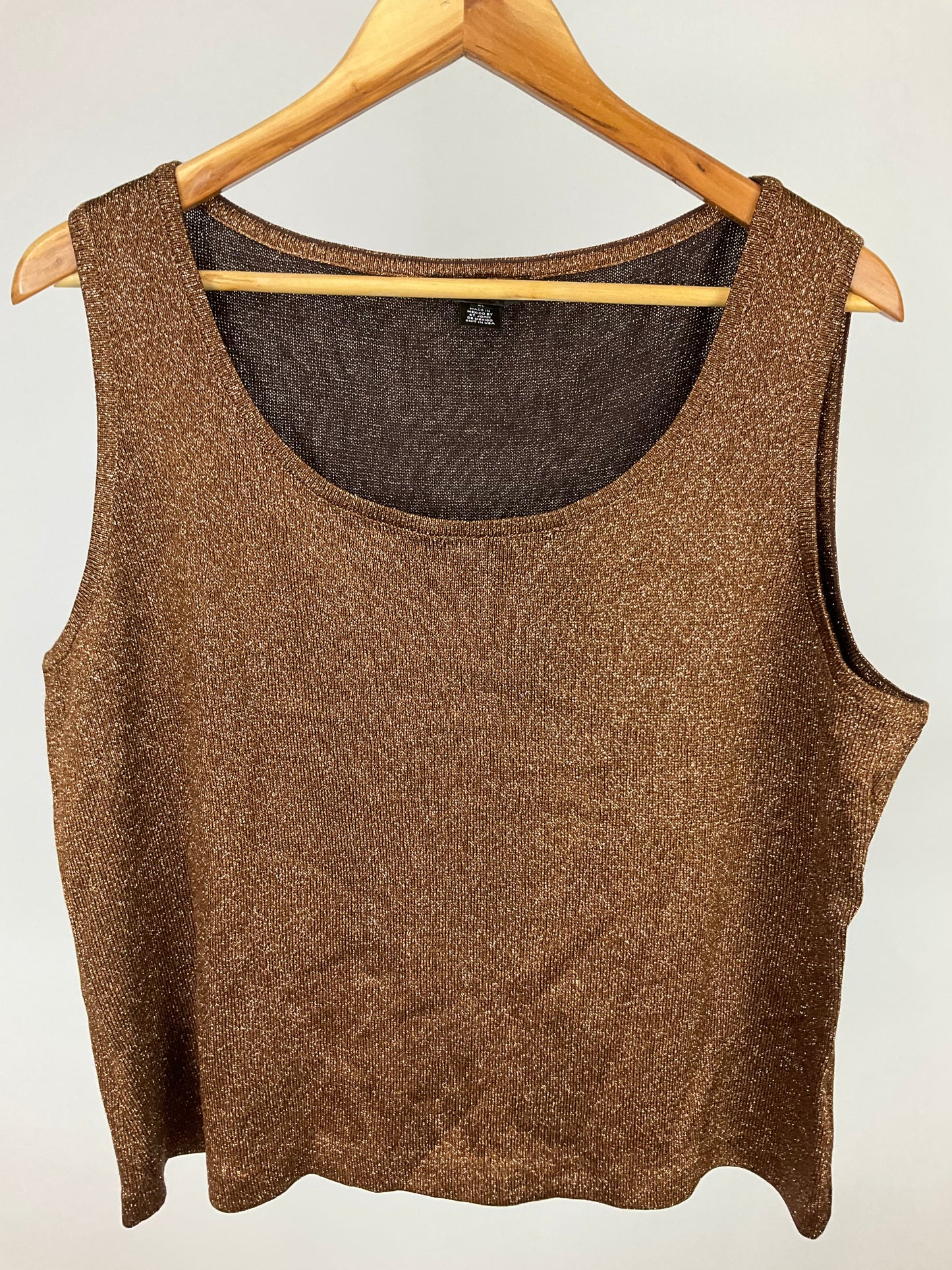 ST JOHN COPPER CARDIGAN SET SZ XL