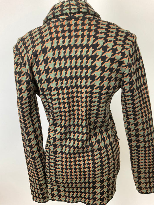 BELLDINI BLACK/GREEN/ORANGE BLAZER SZ S