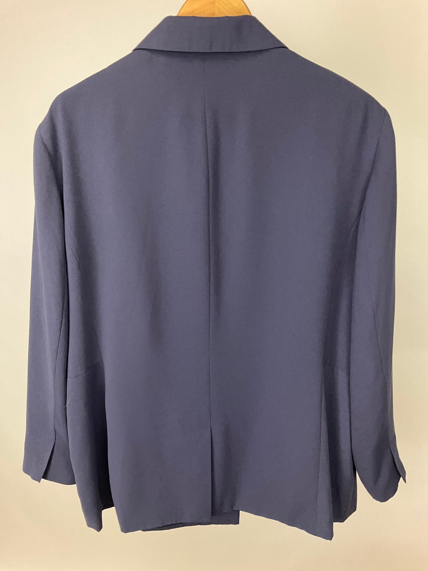 MAGGIE MCNAUGHTON BLUE/GRAY BLAZER SZ 18