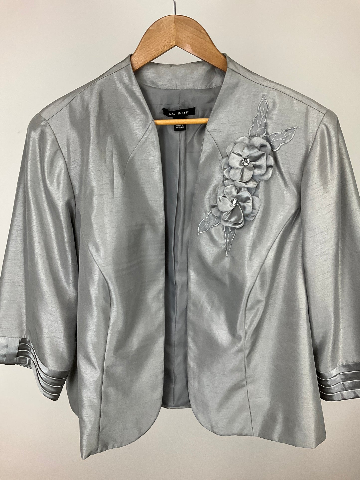LE BOS SILVER BLAZER SZ 20