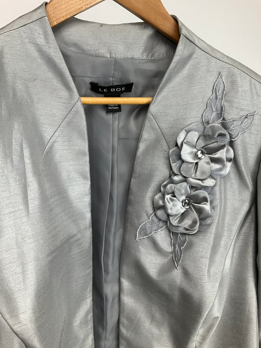 LE BOS SILVER BLAZER SZ 20