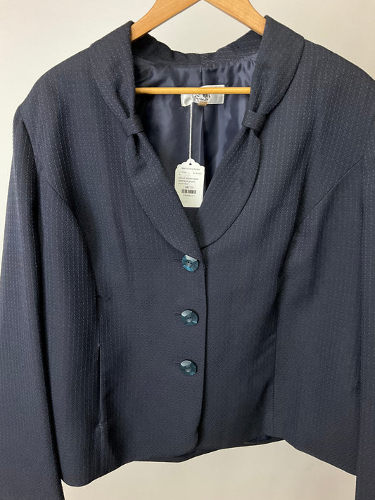 LE SUIT WOMAN BLUE SKIRT SUIT SZ 22W