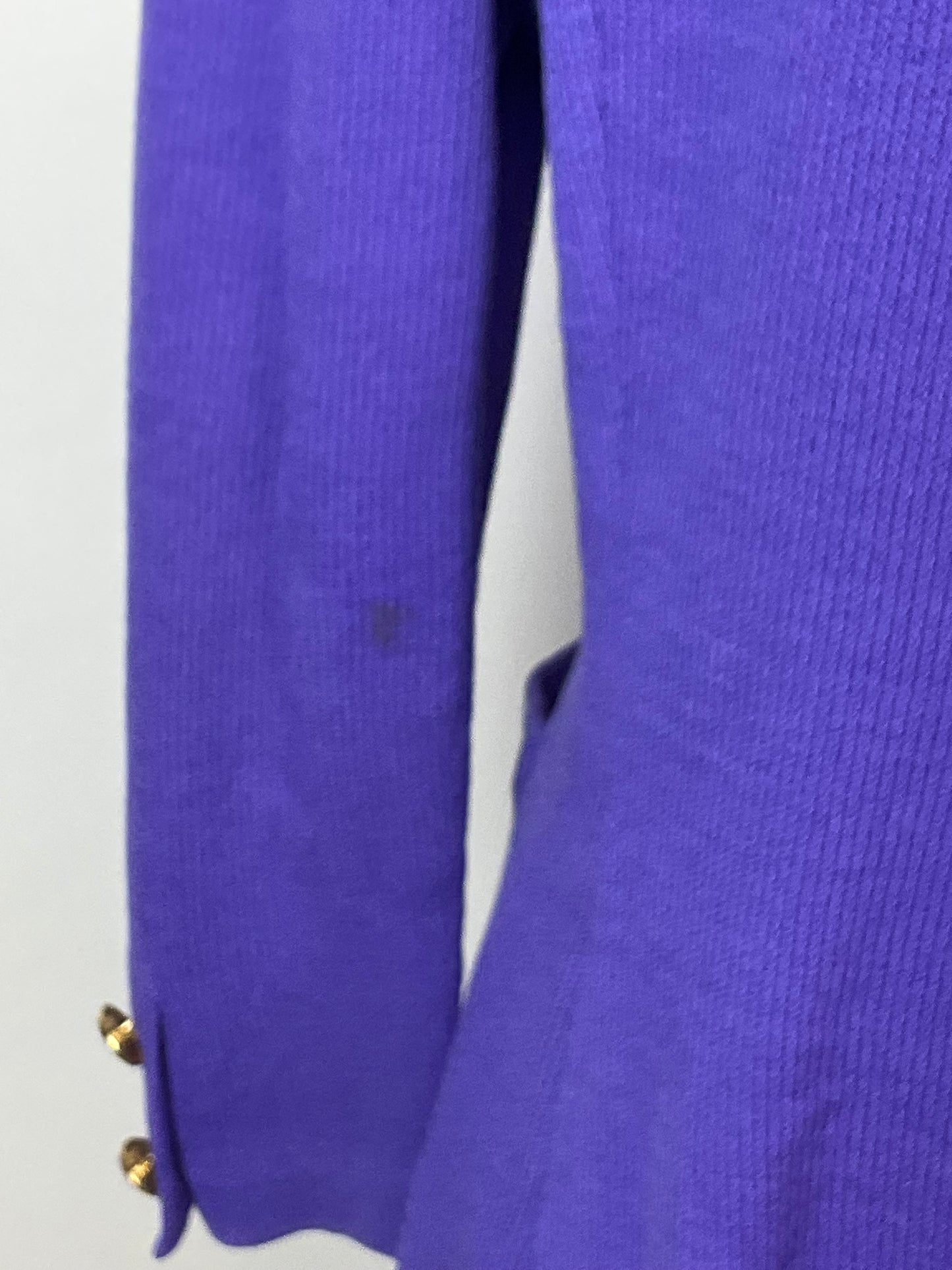 ST JOHN COLLECTION PURPLE BLAZER SZ 10