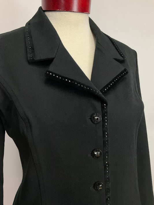 ST JOHN SPORT BLACK BLAZER SZ M