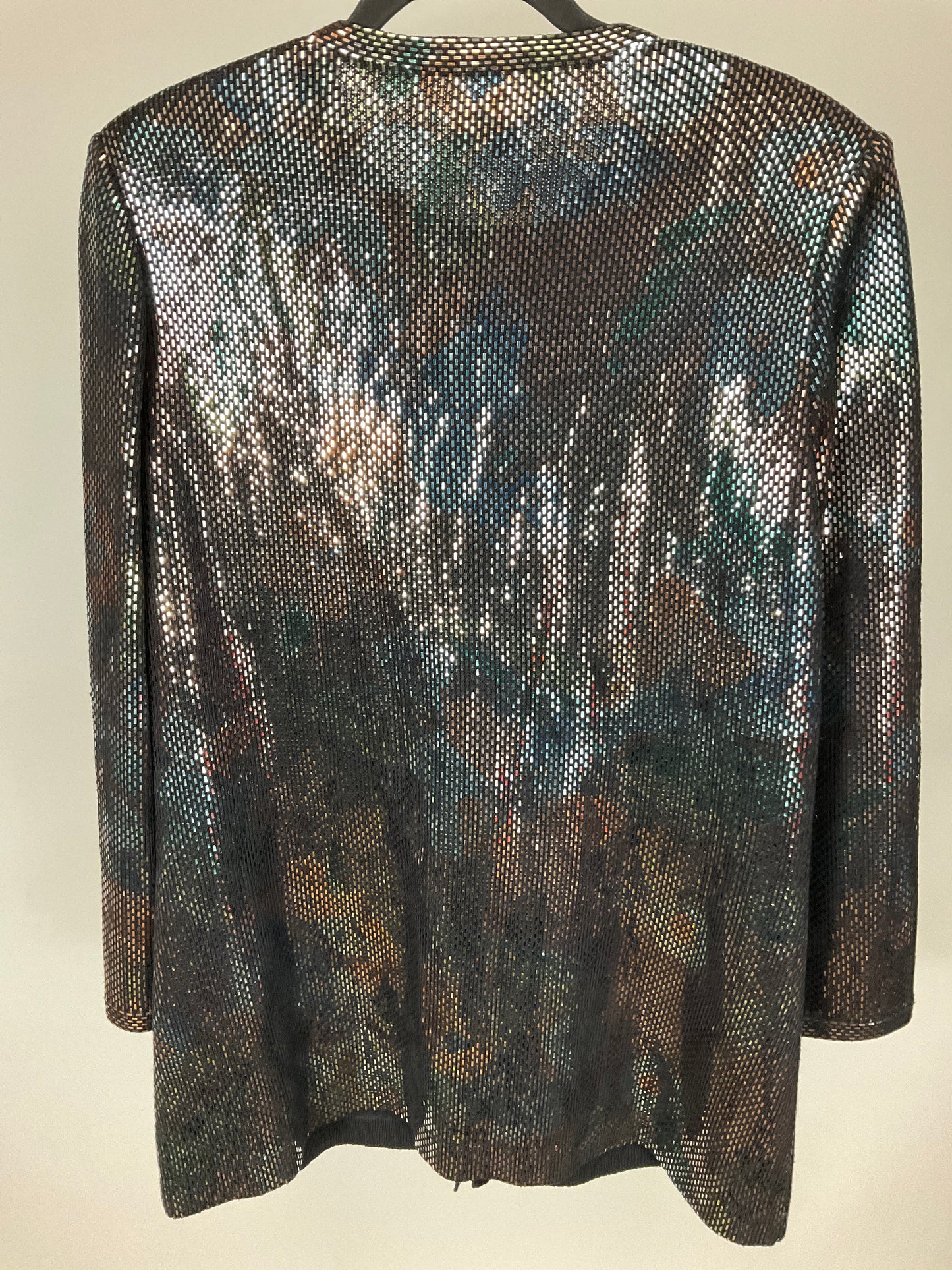 ST JOHN COUTURE IRIDESCEN BLAZER SZ 14