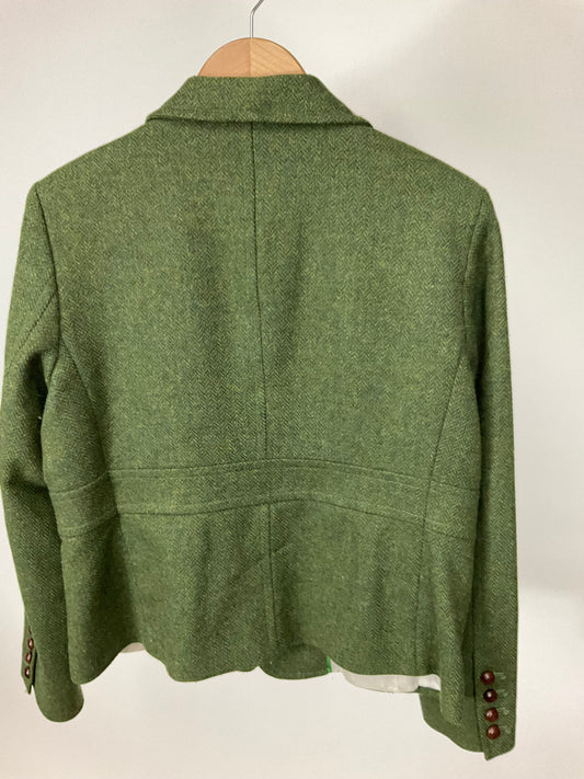 LL BEAN GREEN WOOL BLAZER SZ 16