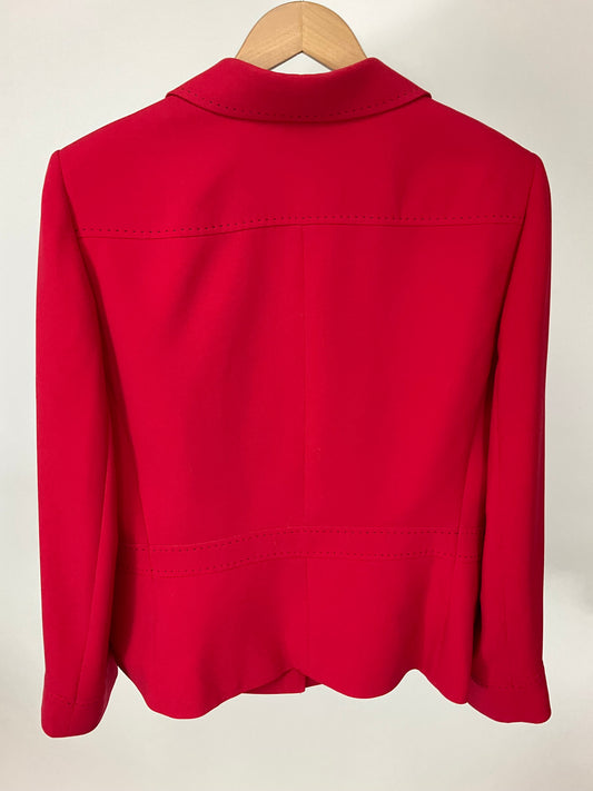 TAHARI RED BLAZER SZ 16