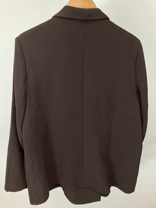 CHICO’S BROWN BLAZER SZ 16