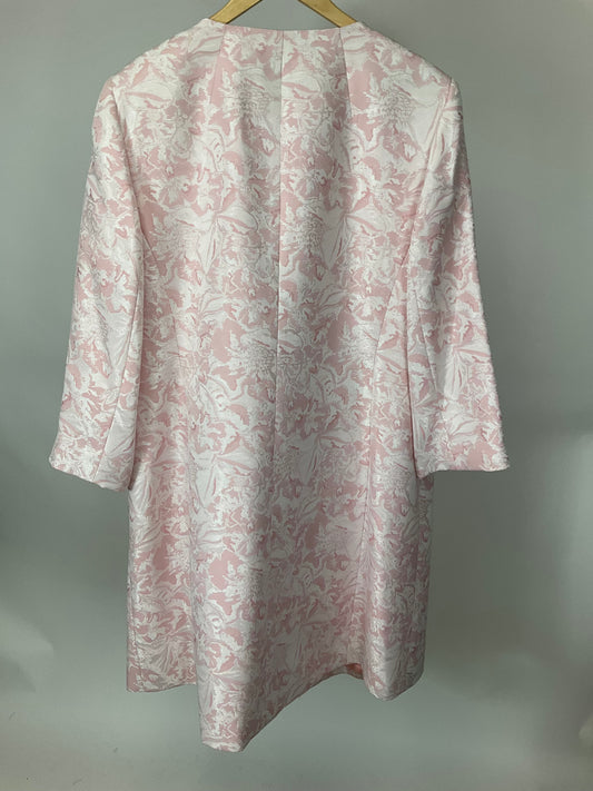 KASPER PINK WHITE BLAZER SZ 18W
