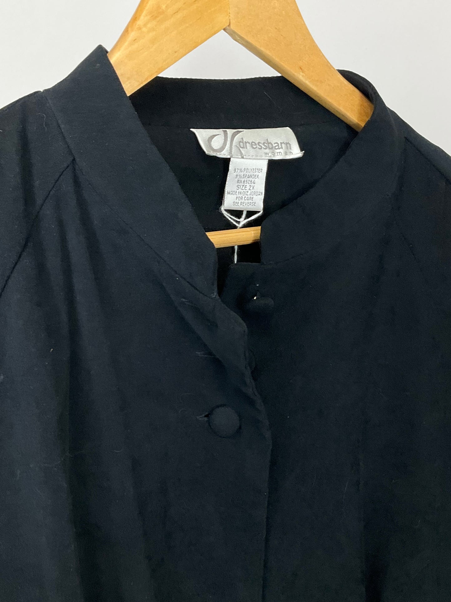 DRESS BARN BLACK BLAZER SZ 2X