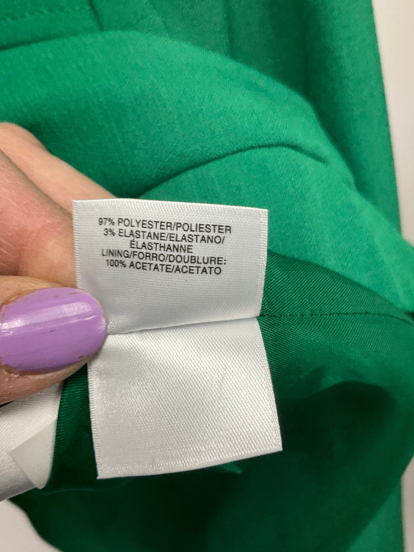 ANN KLEIN GREEN BLAZER SZ 10