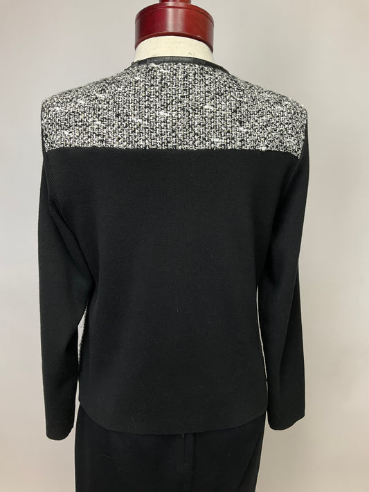 NYGARD BLACK WHITE JACKET SZ M