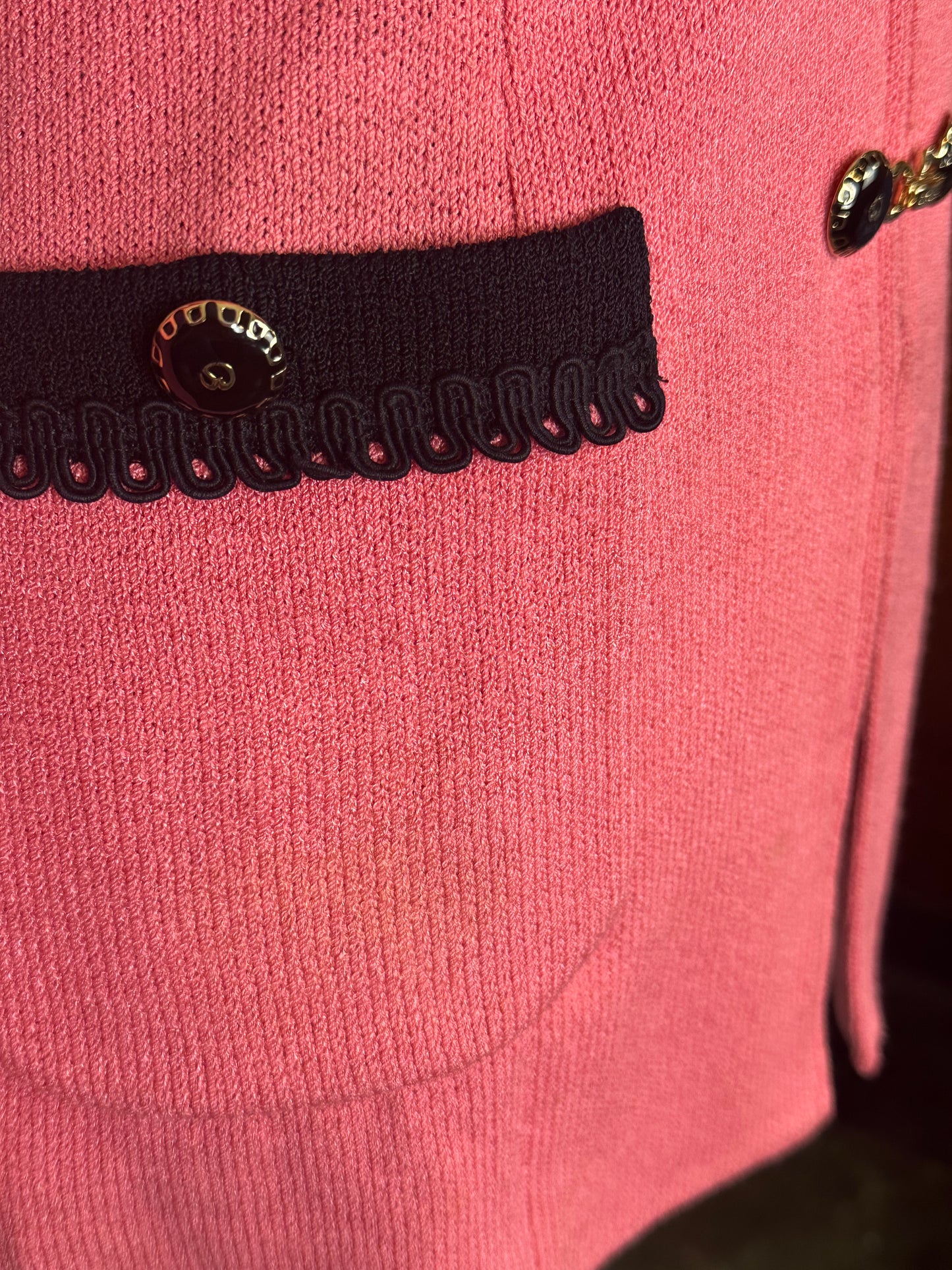 ST JOHN COLLECTION PINK BLAZER SZ 6