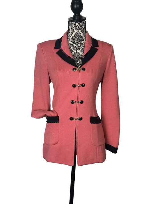 ST JOHN COLLECTION PINK BLAZER SZ 6