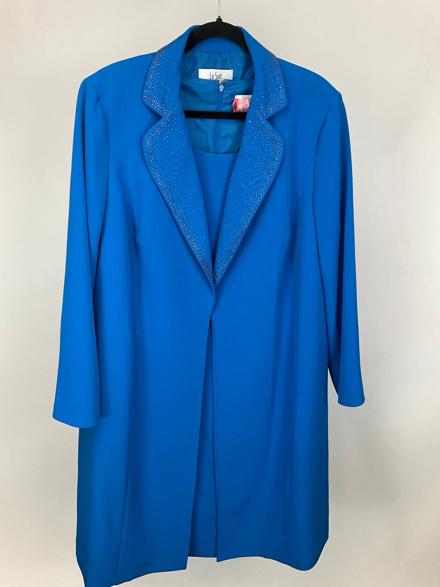 LE SUIT TURQUOISE DRESS SUIT SZ 18