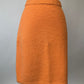 ST JOHN COLLECTION ORANGE SKIRT SUIT SZ 8-12.