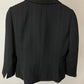 TAHARI BLACK PINSTRIPE SKIRT SUIT SZ 8P
