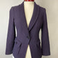 ST JOHN COUTURE PURPLE SKIRT SUIT SZ 2