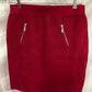 ALFANI RED SKIRT SZ L