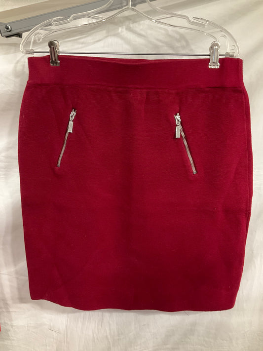 ALFANI RED SKIRT SZ L