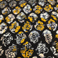LULAROE BLACK, TEAL YELLOW SKIRT SZ 2XL
